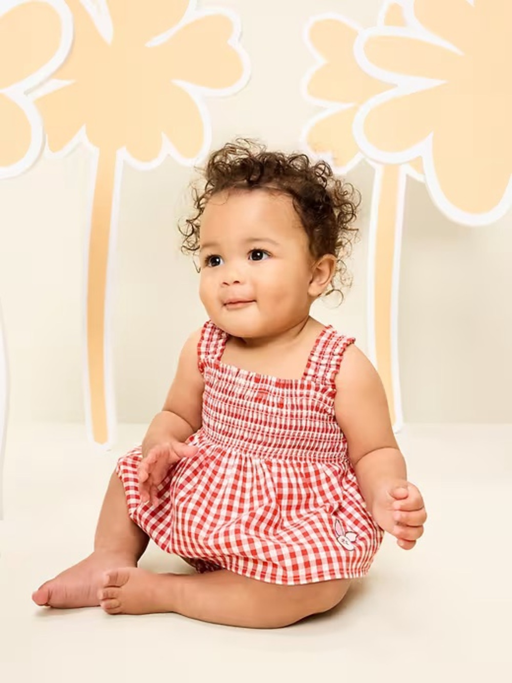 RARE FIND NWT Old Navy x Disney Winnie the Pooh Smocked Skirt One-Piece for Baby